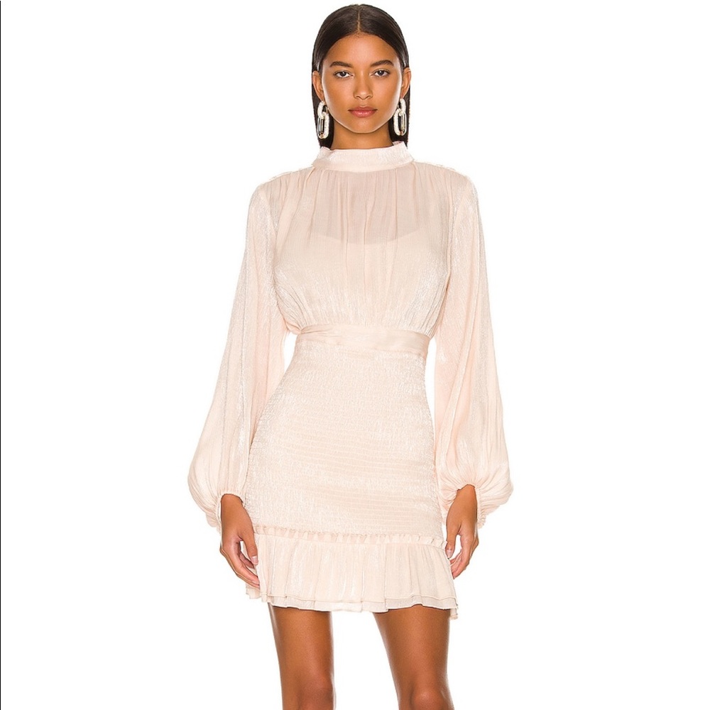 Line & Dot Revolve Rianne Mini Dress - Peach